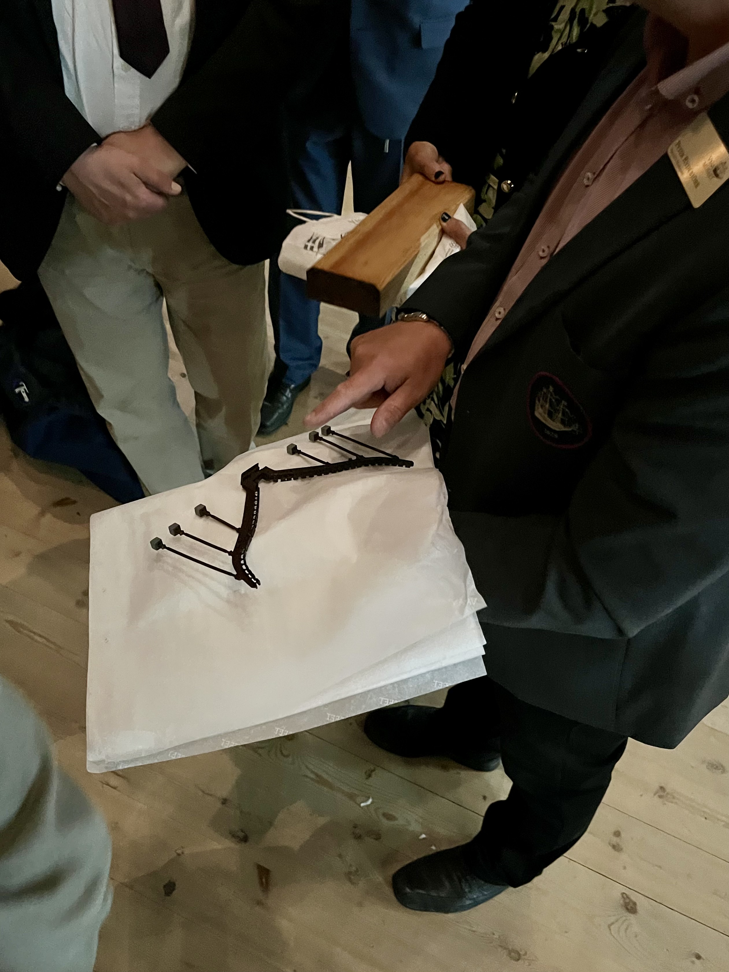 3D-modell av en stödvagga.